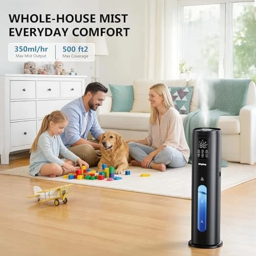 Humidifier with Large Tank and Smart Control — Humidifier, Jingkey