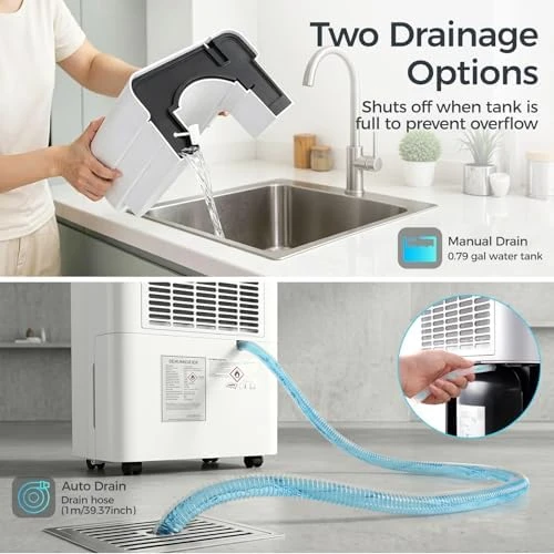 Most Efficient Energy Star 2025 Dehumidifier for Basement — Dehumidifier, AIRCYAN