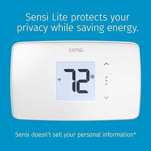 Sensi Lite Smart Thermostat, Programmable, WiFi, Easy DIY, Works With Alexa, ENERGY STAR Certified, ST25W, Most Systems... — Smart Thermostat, Sensi