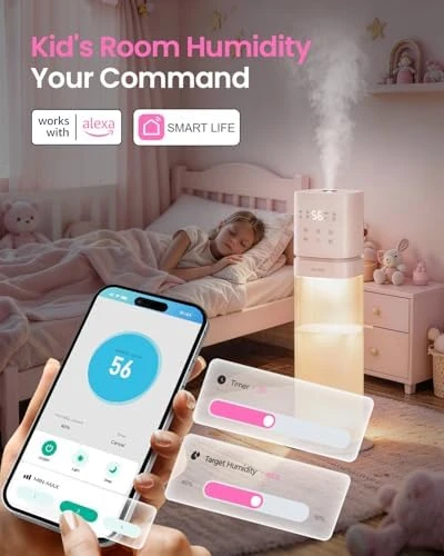 Smart Cool Mist Humidifier with Extension Tube — Humidifier, AILINKE