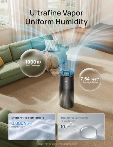 Smart Evaporative Humidifier Large Room — Humidifier, Dreo