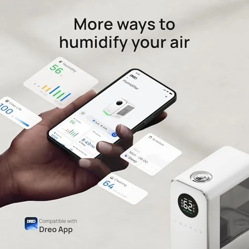 Top-filled Smart Quiet Cool Mist Humidifier — Humidifier, Dreo