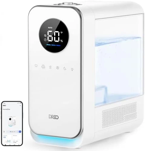 Top-filled Smart Quiet Cool Mist Humidifier — Humidifier, Dreo