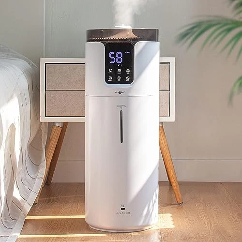Whole House Humidifier with Extension Tube & Aroma Box & Night Light — Humidifier, Lacidoll