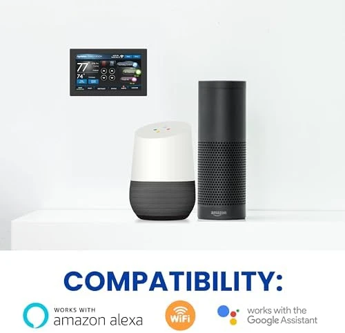 Wi-Fi Programmable Color Touchscreen Thermostat with IAQ Control — Smart Thermostat, AprilAire