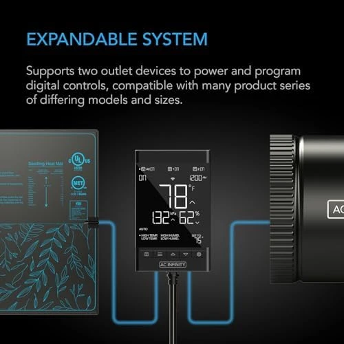 WiFi Outlet Controller — Smart Thermostat, AC Infinity
