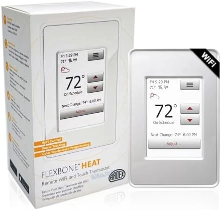 WiFi Touchscreen Programmable Radiant Floor Heating Smart Thermostat — Smart Thermostat, ARDEX