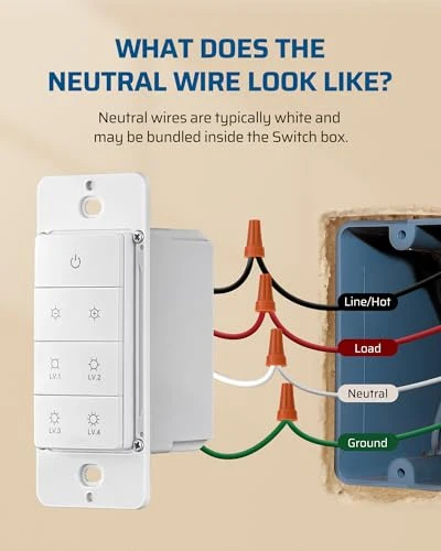 Wireless Dimmer Switch — Smart Switch, DEWENWILS