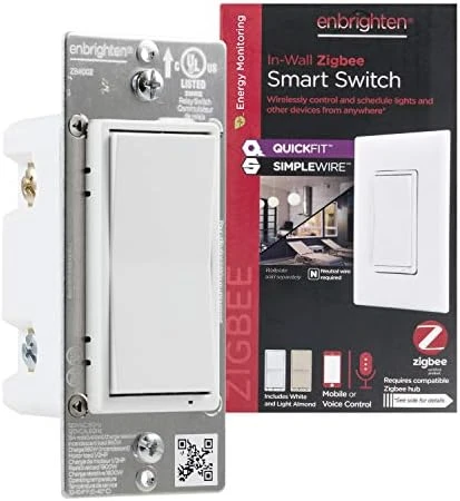 Zigbee Smart Light Switch with QuickFit & SimpleWire — Smart Switch, Enbrighten