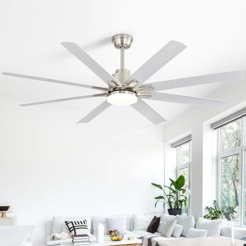 52 Inch Ceiling Fan with Lights, Smart Indoor/Outdoor — Smart Fan, Sofucor