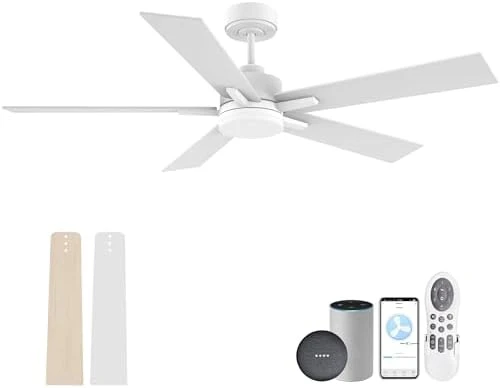 52" Smart Ceiling Fan with Lights — Smart Fan, Lorpies