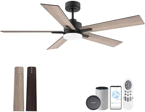 52" Smart Ceiling Fan with Lights — Smart Fan, Lorpies