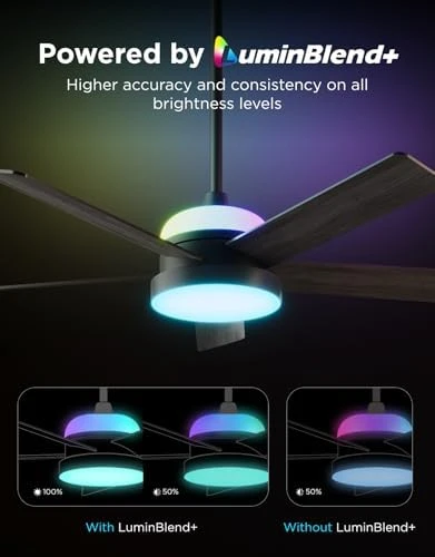 Ceiling Fan with Lights — Smart Fan, Govee