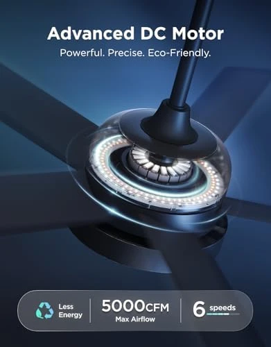 Ceiling Fan with Lights — Smart Fan, Govee