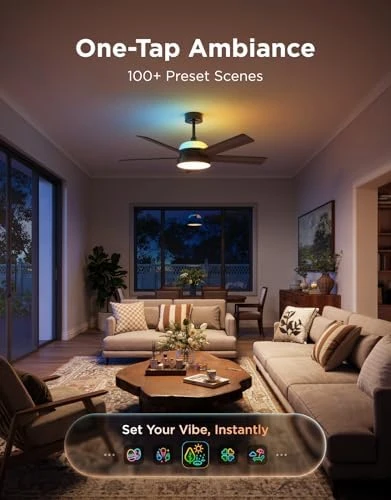 Ceiling Fan with Lights — Smart Fan, Govee