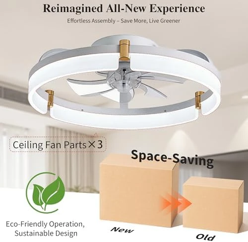 Smart Ceiling Fan with Lights Remote — Smart Fan, DIAMONDFORGE