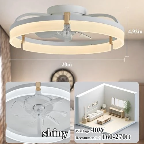 Smart Ceiling Fan with Lights Remote — Smart Fan, DIAMONDFORGE