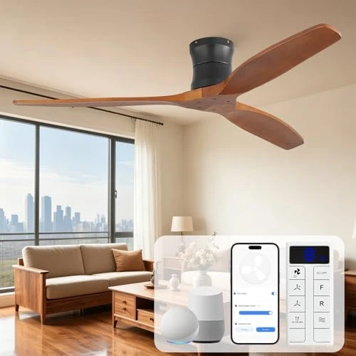 Smart Ceiling Fan with Remote — Smart Fan, Sofucor