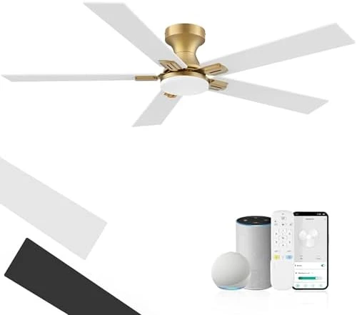 Smart Outdoor Ceiling Fan with Lights and Remote — Smart Fan, cumilo