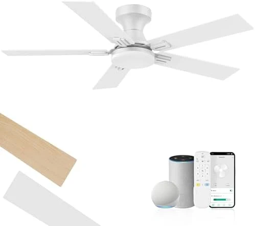 Smart Outdoor Ceiling Fan with Lights and Remote — Smart Fan, cumilo