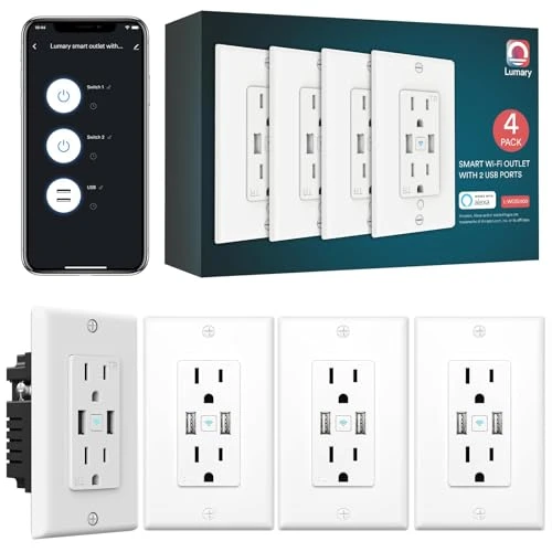 Smart Outlet with USB Ports — Smart Plug, iLintek