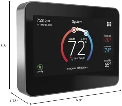 Smart Wi-Fi Programmable Touchscreen Thermostat — Smart Thermostat, Generic