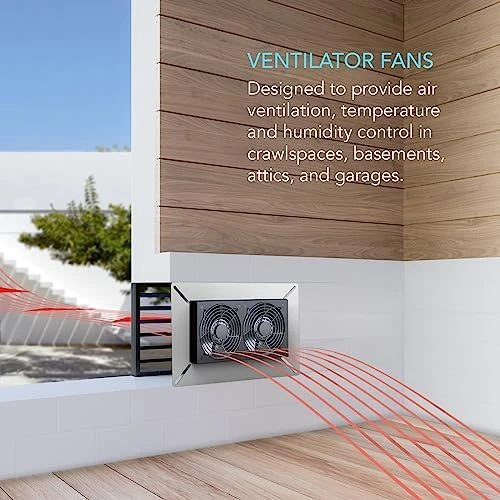Ventilation Exhaust Fan 6" with WiFi Temperature Humidity Controller — Smart Fan, AC Infinity