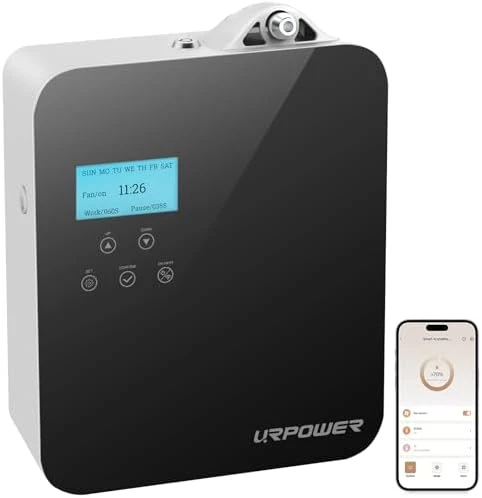 Waterless Nebulizing Scent Diffuser — Essential Oil Diffuser, URPOWER
