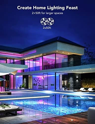 100ft RGBIC LED Strip Lights — LED Strip Lights, Govee