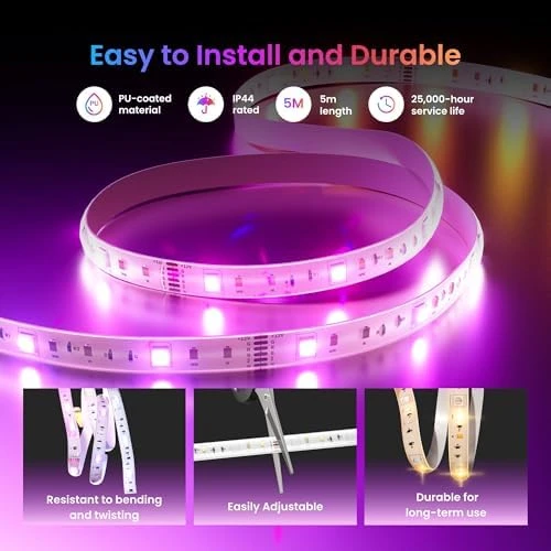 16.4ft RGB LED Strip Lights — LED Strip Lights, SwitchBot