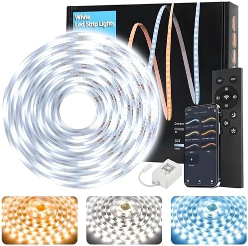 50ft Led Strip Lights, Smart Led Lights Strip Music Sync Color Changing Lights App Control and 23keys Remote, Led Lights... — LED Strip Lights, Tenmiro