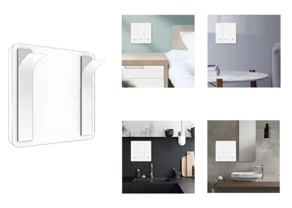 Bluetooth 3-Gang Wireless Switch — Smart Switch, MOES