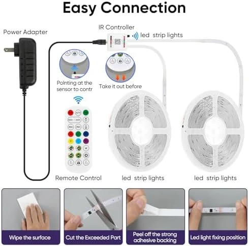 IC Smart RGB LED Strip Lights, 100FT — LED Strip Lights, ERBTY