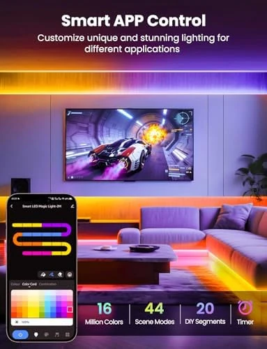 RGB+IC LED Strip Light, 104ft — LED Strip Lights, YULINKCO