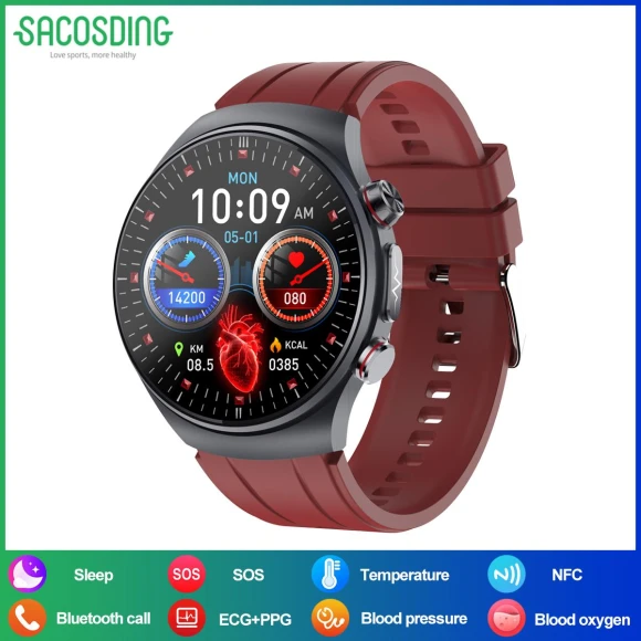 Smart Watch with ECG+PPG — Smart Watch, SACOSDING