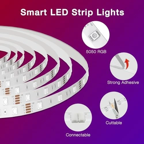 Smart WiFi LED Lights 200ft — LED Strip Lights, DAYBETTER