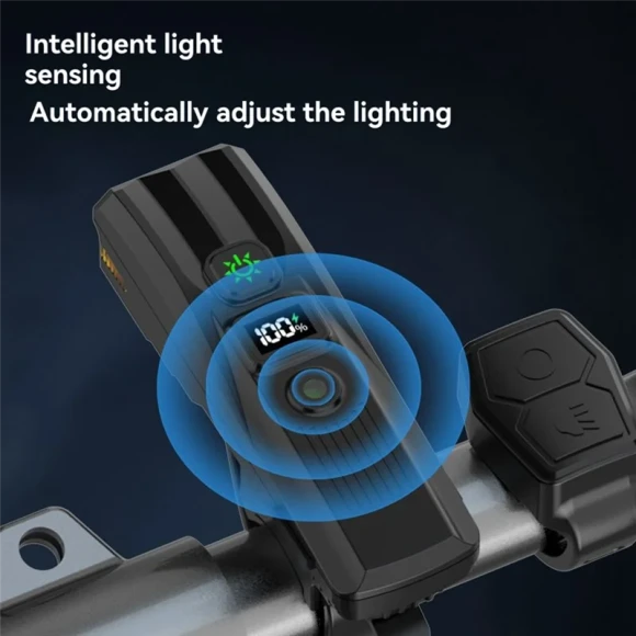 Bicycle Front Light With Horn — Smart Bike Light