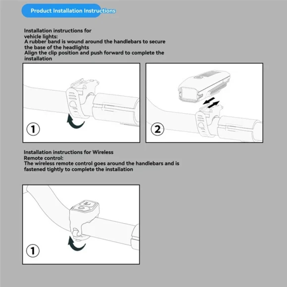 Bicycle Front Light With Horn — Smart Bike Light