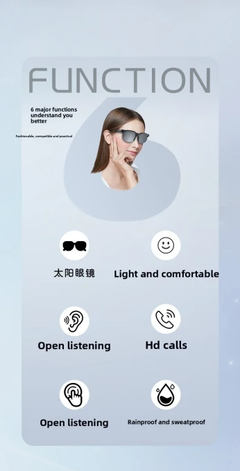 Intelligent Bluetooth Glasses — Smart Glasses
