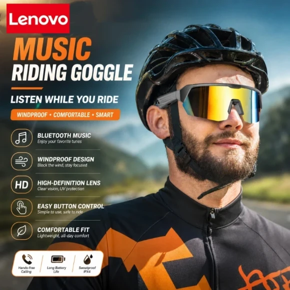 Motorcycle Cycling Bluetooth Smart Glasses — Smart Glasses, Lenovo