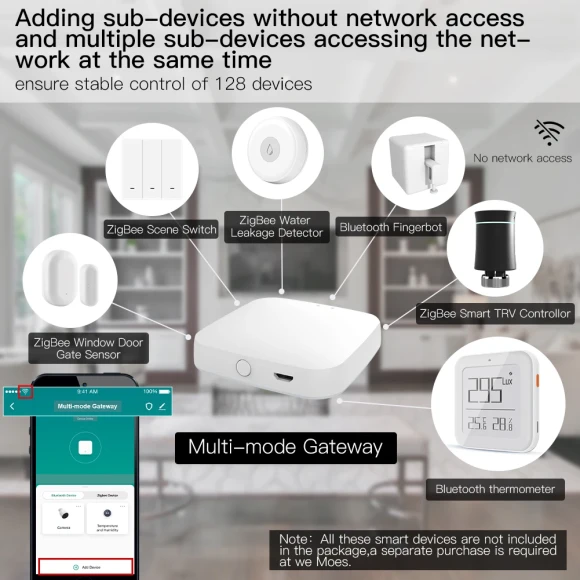 Multi-mode Smart Gateway Hub — Smart Home Hub, MOES