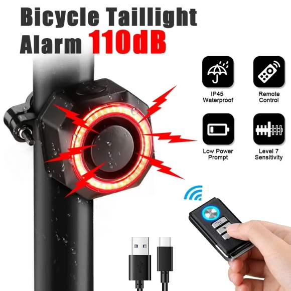 Smart Bicycle Alarm Taillight — Smart Bike Light