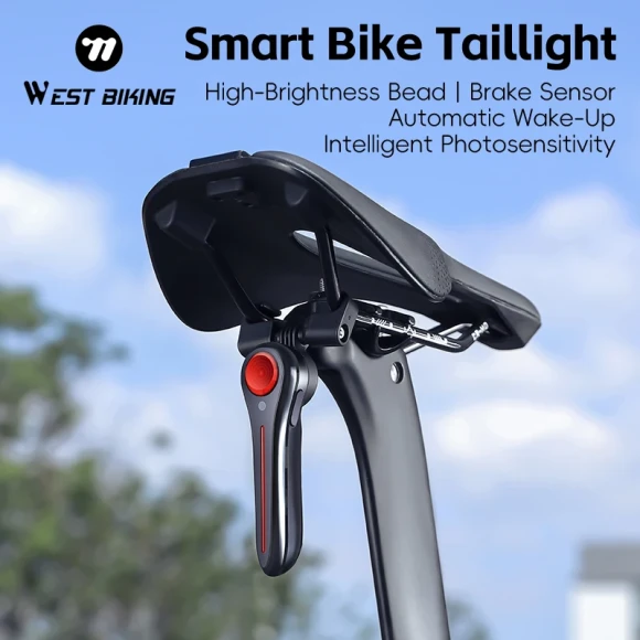 Smart Bike Tail Light — Smart Bike Light, WEST BIKING