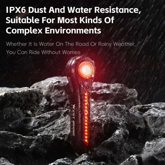 Smart Bike Tail Light — Smart Bike Light, WEST BIKING