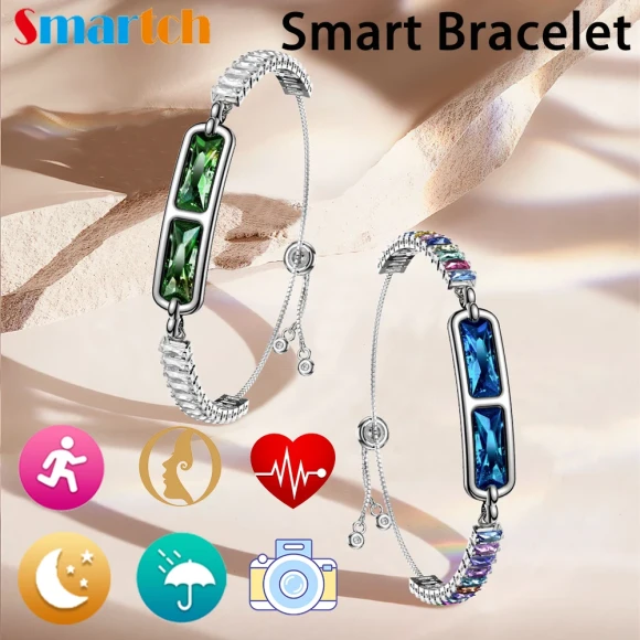 Smart Bracelet with Bluetooth and Health Monitoring — Fitness Tracker
