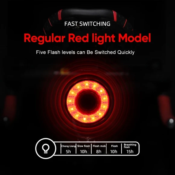 Smart Cycling Taillight with Brake Sensing — Smart Bike Light