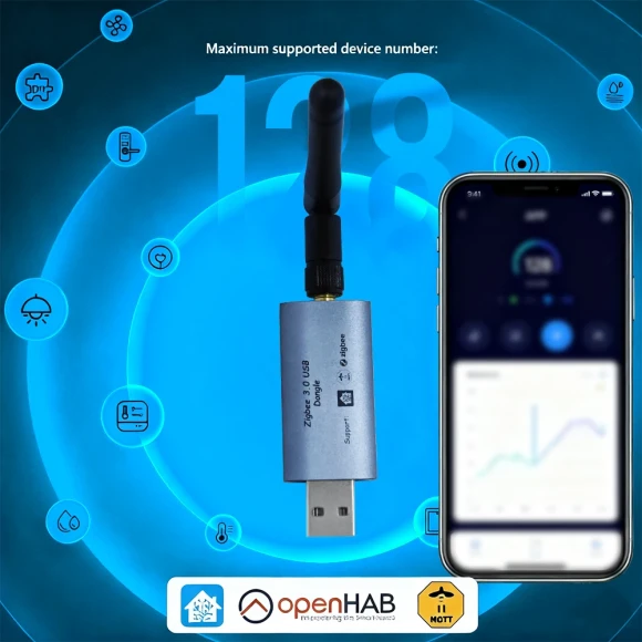 Zigbee 3.0 USB Dongle Hub — Smart Home Hub, Timethinker