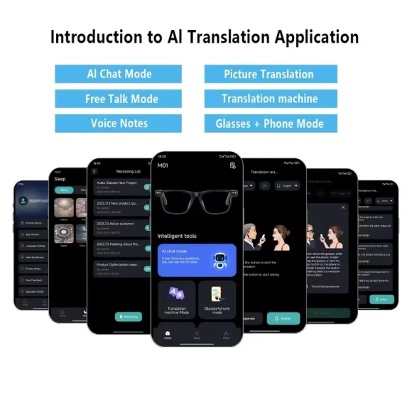 Smart Glasses with Real-Time Translation and ChatGPT — Translator Device