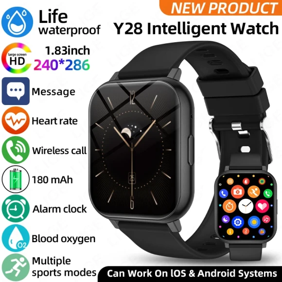 Smart Watch Y28 Women — Fitness Tracker, LIGE
