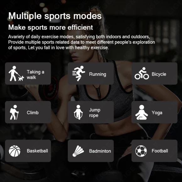 Smart Watch — Fitness Tracker, LIGE